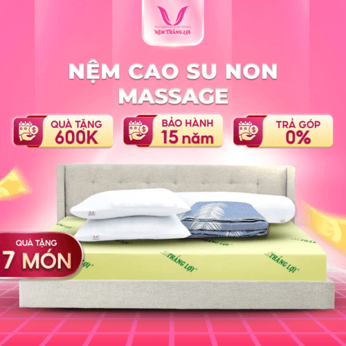 NỆM CAO SU NON MASSAGE THẮNG LỢI