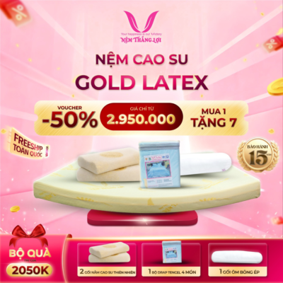 NỆM CAO SU GOLED LATEX THẮNG LỢI