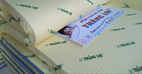 nệm cao su non Thắng Lợi